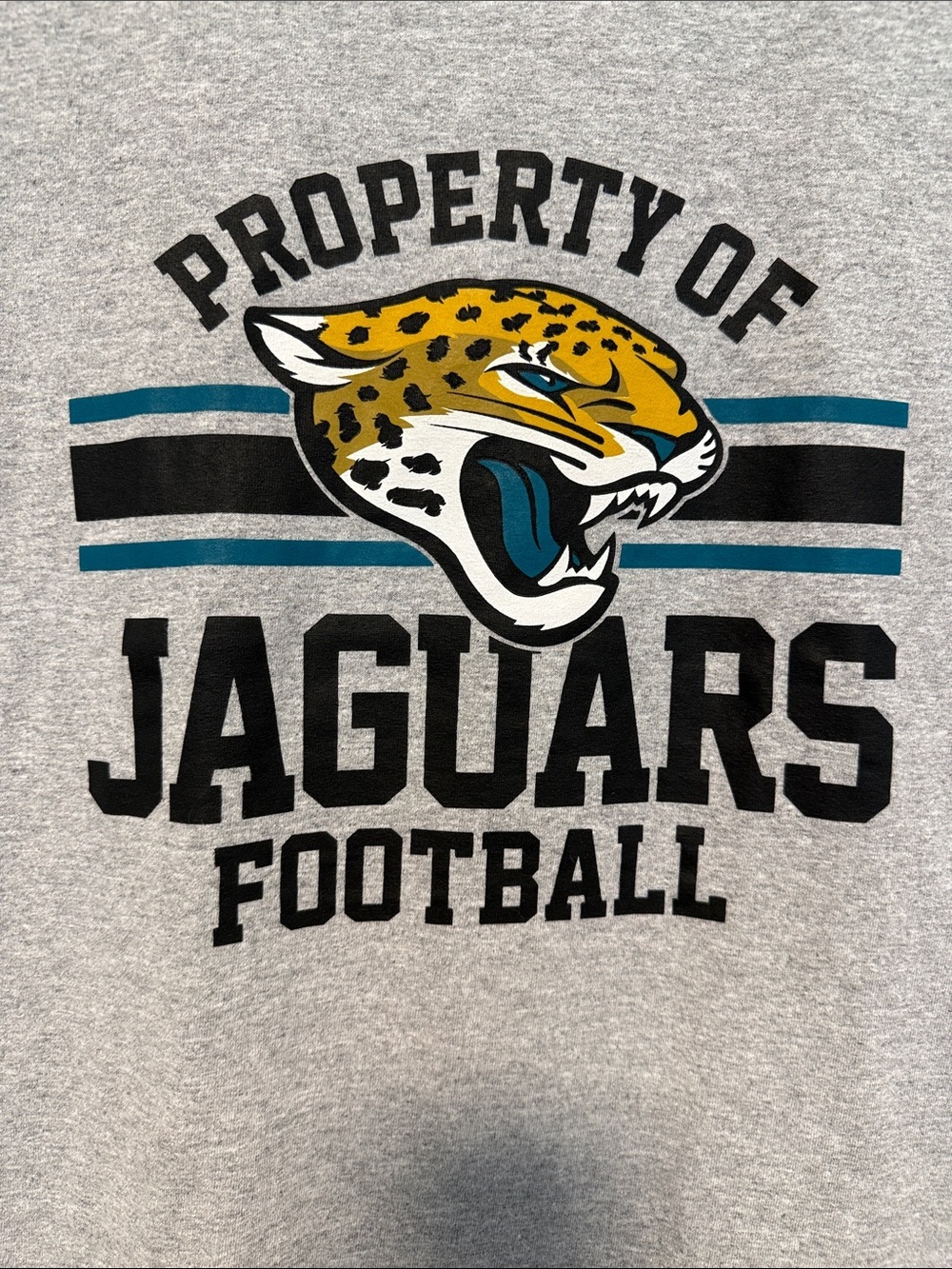 Jacksonville Jaguars NFL Gray Graphic T-Shirt XL Football Fan Tee